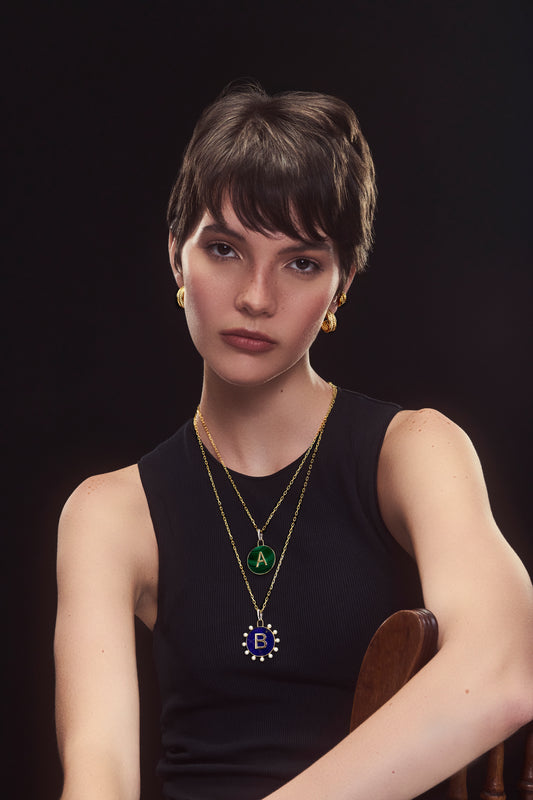 Colar Ana lápis lazúli