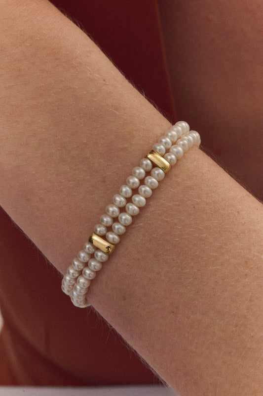 Pulseira Aurora Pérolas