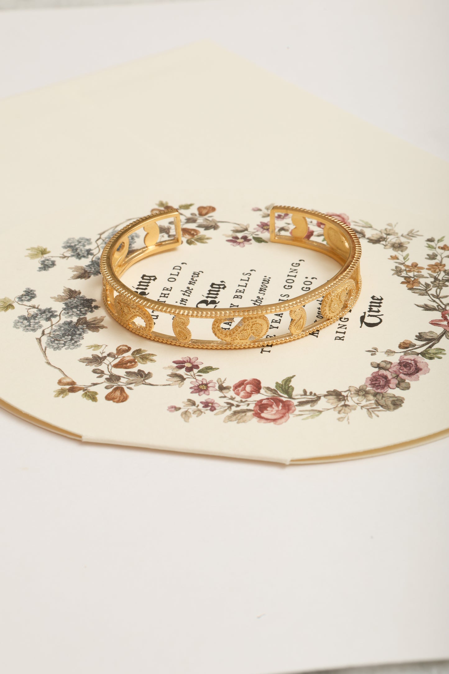 Bracelete Paisley Prata