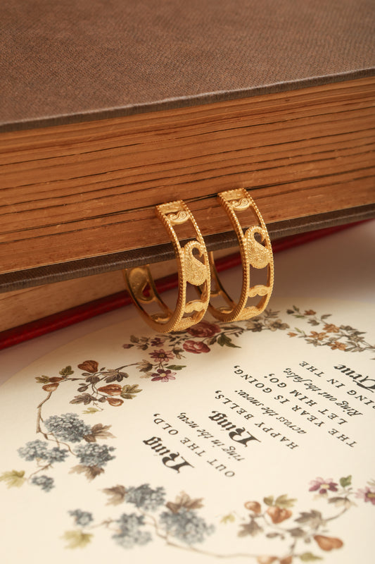 Argola Paisley G Prata