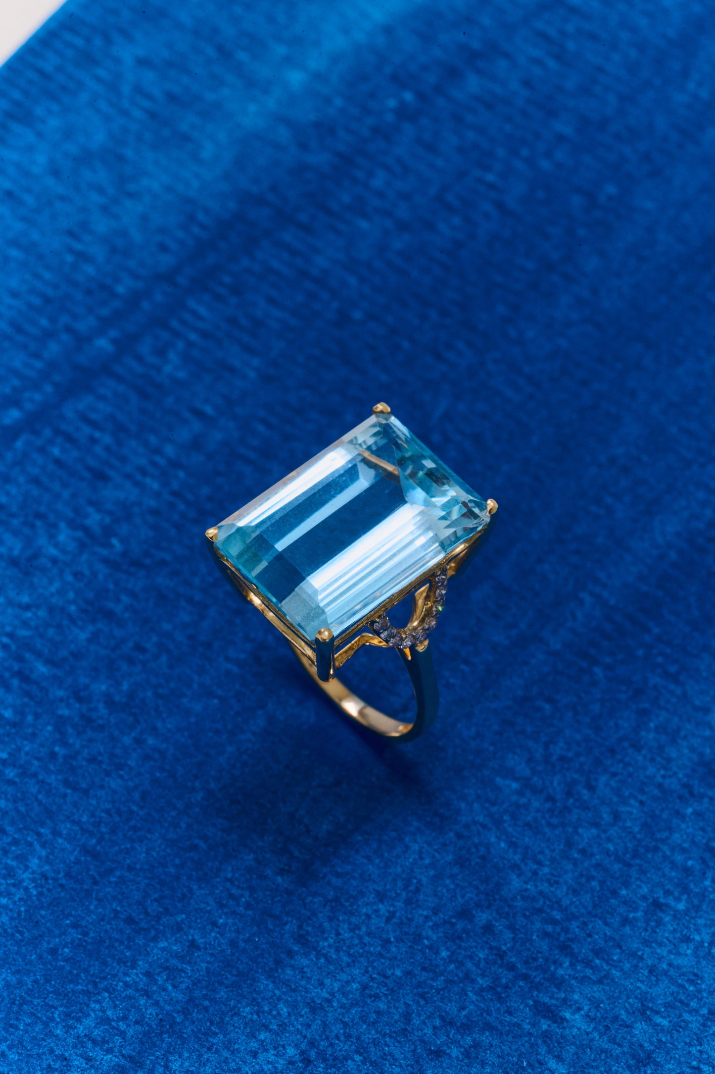 Anel topázio sky lock G - Pronta entrega -