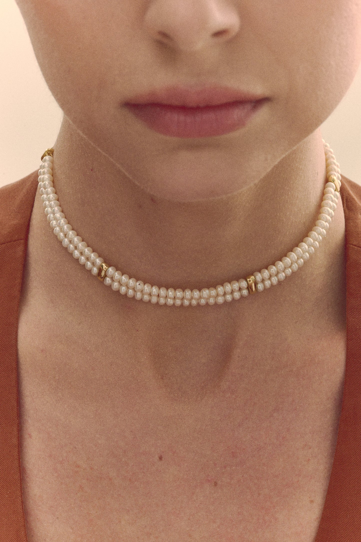 Choker Aurora Pérolas